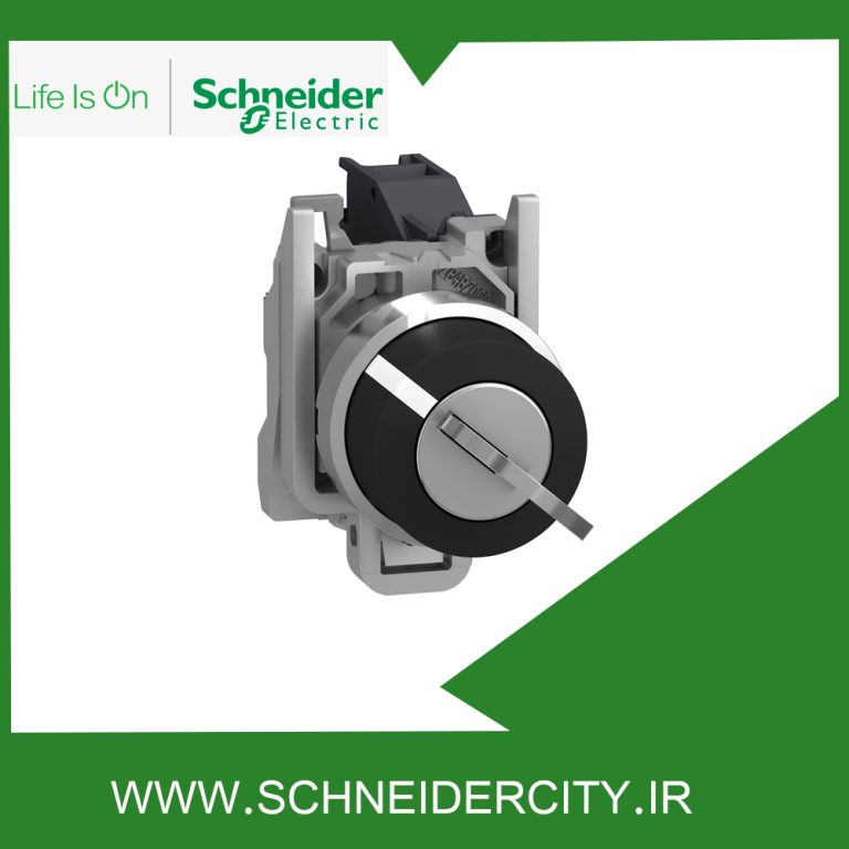سلکتور سوئیچ فلزی دو حالته ماندگار قفل شو اشنایدر XB4BG21
