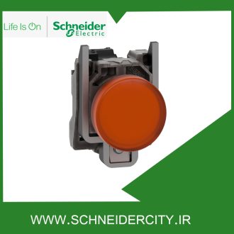 چراغ سیگنال فلزی نارنجی 24 ولت AC/DC اشنایدر XB4BVB5