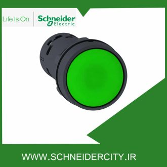 پوش باتن باکالیت سبز 1NO اشنایدر XB7NA31