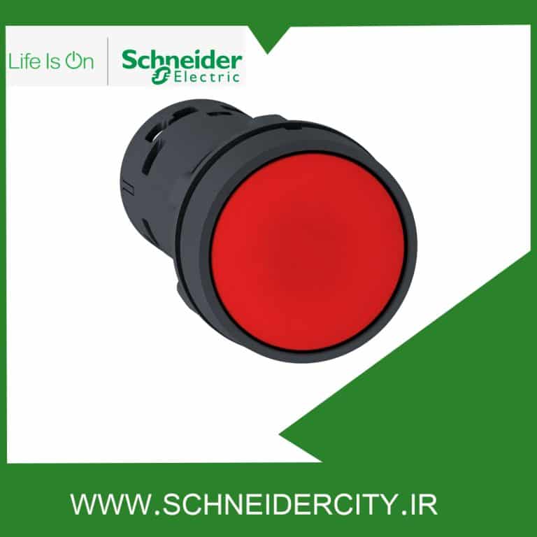 پوش باتن باکالیت قرمز 1NC اشنایدر XB7NA42