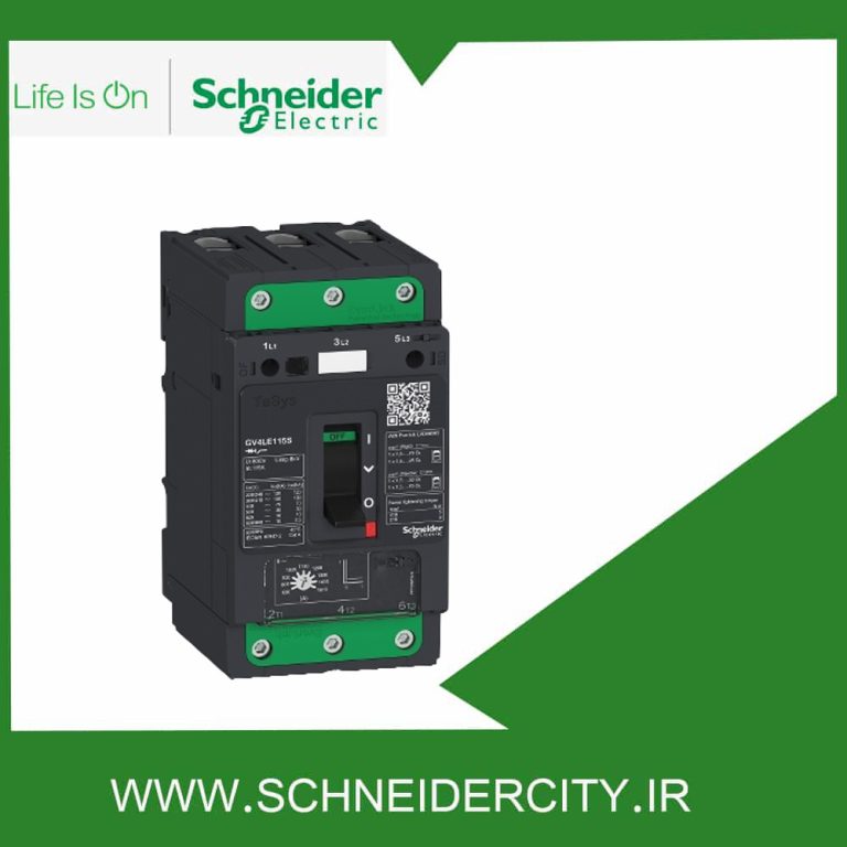 کلید حرارتی مغناطیسی ۶۵ تا ۱۱۵ آمپر اشنایدر GV4PE115B